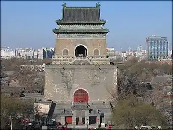 Beijing Bell Tower (1272, reconstructed 1420, 1800)