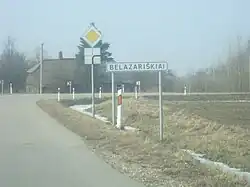 Belazariškiai sign