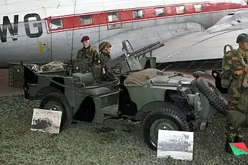 Belgian 1970s' Paracommando diorama