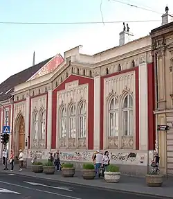 Gothic Revival Spirta House in Zemun by Heinrich von Ferstel, 1855