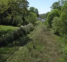 Interim trail adjacent to Piedmont Park