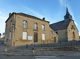 Town hall and church