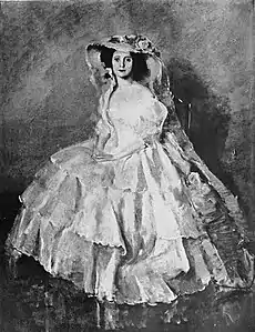 En Crinoline, a portrait of Rita Sacchetto