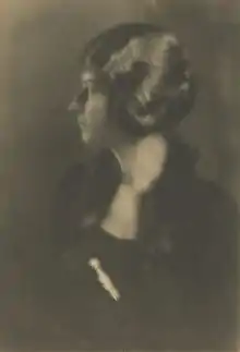 Portrait of Laura Benet, circa 1910.