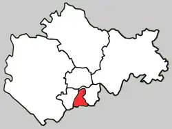 Location in Bengbu