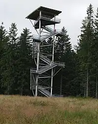 A general view of the tower.