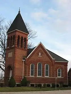 Bethel Methodist Church, a historic site in the township