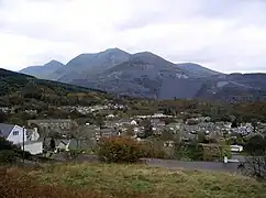 Bethesda & the Quarry in Winter.