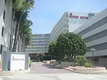 The 671-room Beverly Hilton in Beverly Hills, California is home to the Golden Globe Awards.