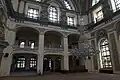 Dolmabahçe Mosque interior view towards entrance