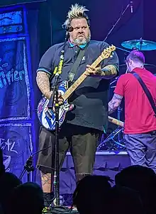 Reddick with Bowling for Soup in 2022