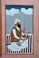 Miniature painting of Bhag Singh Ahluwalia, ca.1785