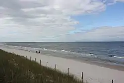 Beach in Białogóra