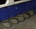 Bike racks on trains