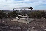 A photo of a park picnic table in Big Spring