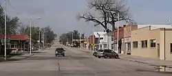 Downtown Big Springs, looking north up Pine Street