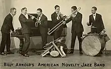 Billy Arnold's band, probably in England around 1920