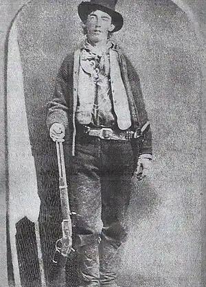 William Bonney aka Henry McCarty aka Billy the Kid, c. late 1870s