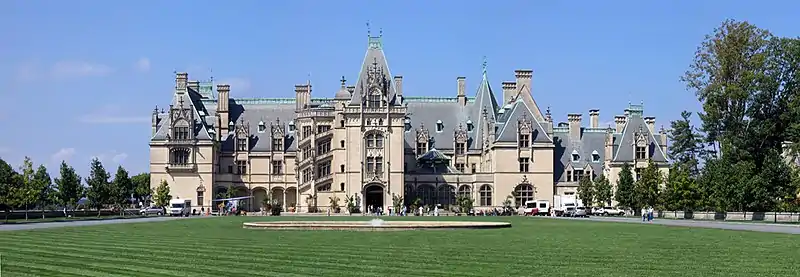 Biltmore Estate, 1890–95, Asheville, North Carolina, Richard Morris Hunt, architect