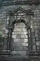 False window on the base of the belfry