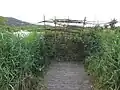 Bird hide in Cors Dyfi nature reserve