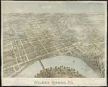 Wilkes-Barre in 1872