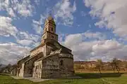 Densuș Church, view from the front