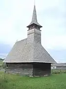 Archangels' wooden church in Cupșeni