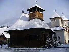 Saint Nicholas Wooden Church in Broșteni