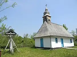 The wooden church in Crivobara