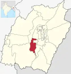 Location in Manipur