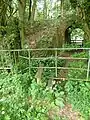 Foot tunnel under the Bishop's Waltham branch, April 2011