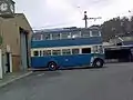 A trolleybus at the museum