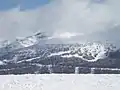 A view of 7th Heaven on Blackcomb Mountain from Whistler Mountain.