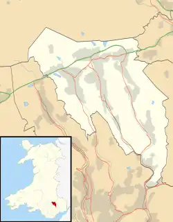 Beaufort is located in Blaenau Gwent