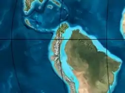 Paleogeography of the Late Cretaceous (Blakey)