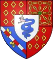 The blason of the Duchy of Montbazon