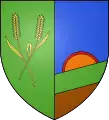 Faultive arms of Andelu, Yvelines, France, featuring a roundel orange.