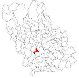 Location in Prahova County