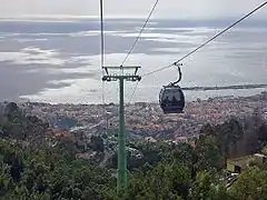 Tubular steel pylon in Funchal