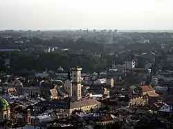 Image 5A view of Lviv Old Town from the High Castle.