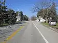 Looking north on Ohio State Route 72 in Bloomington