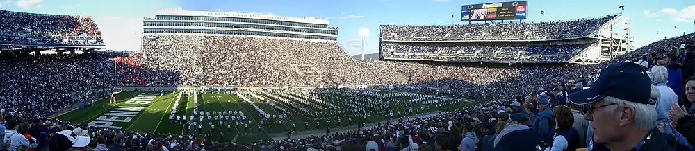 Beaver Stadium, home of the Penn State Nittany Lions football team