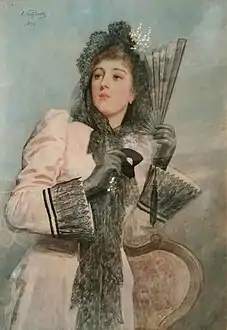 Woman with a Fan