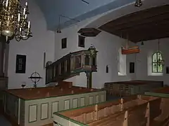 Sanctuary and pulpit