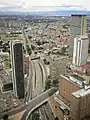 Corficolombiana building in Bogotá downtown