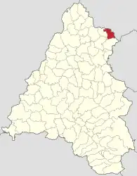 Location in Bihor County