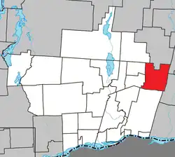 Location within Papineau RCM