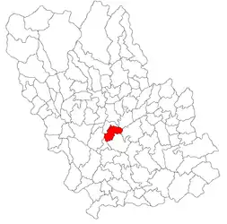 Location in Prahova County