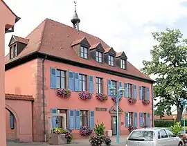 The town hall in Bollwiller